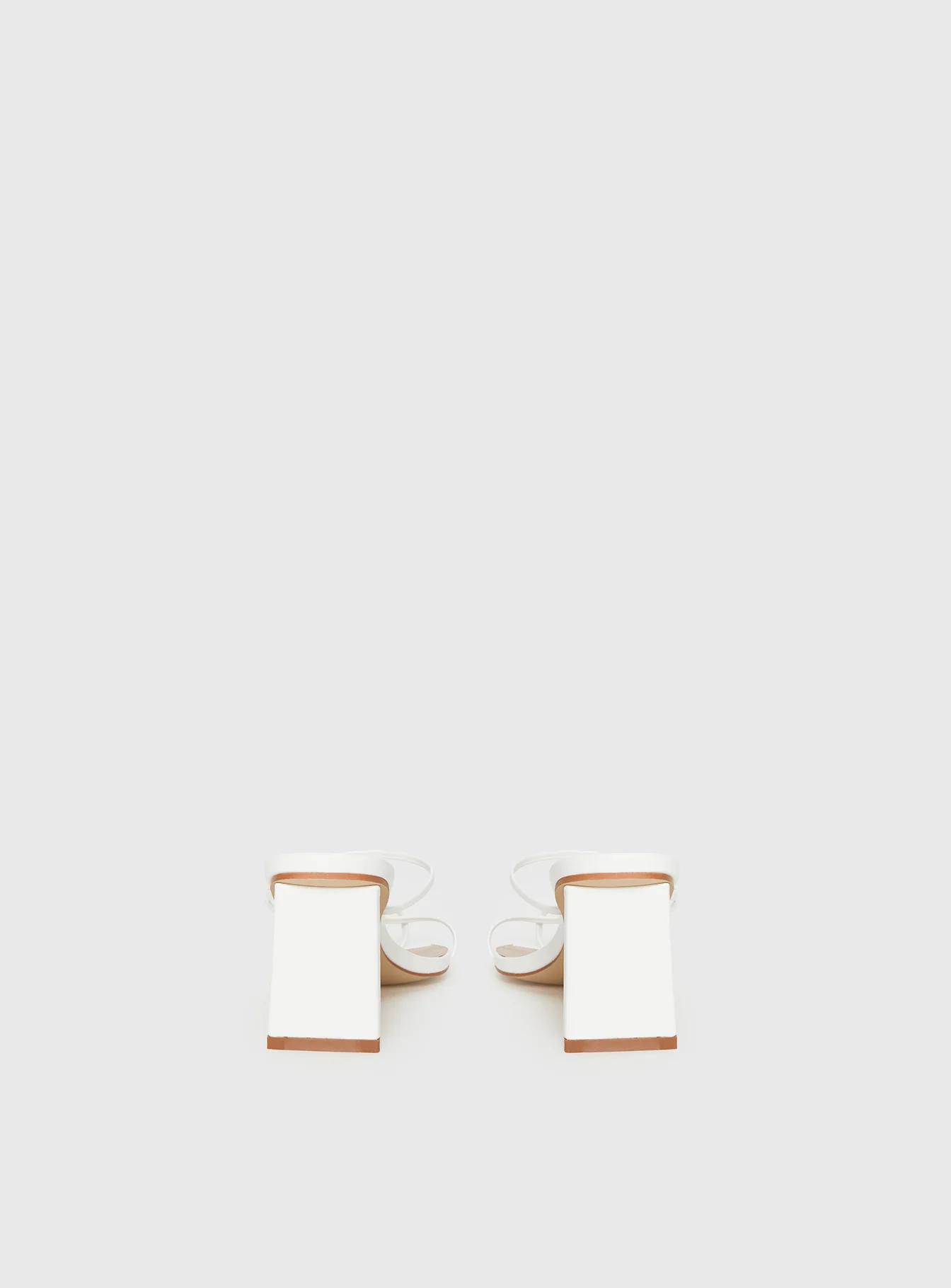 The Becka Heels White