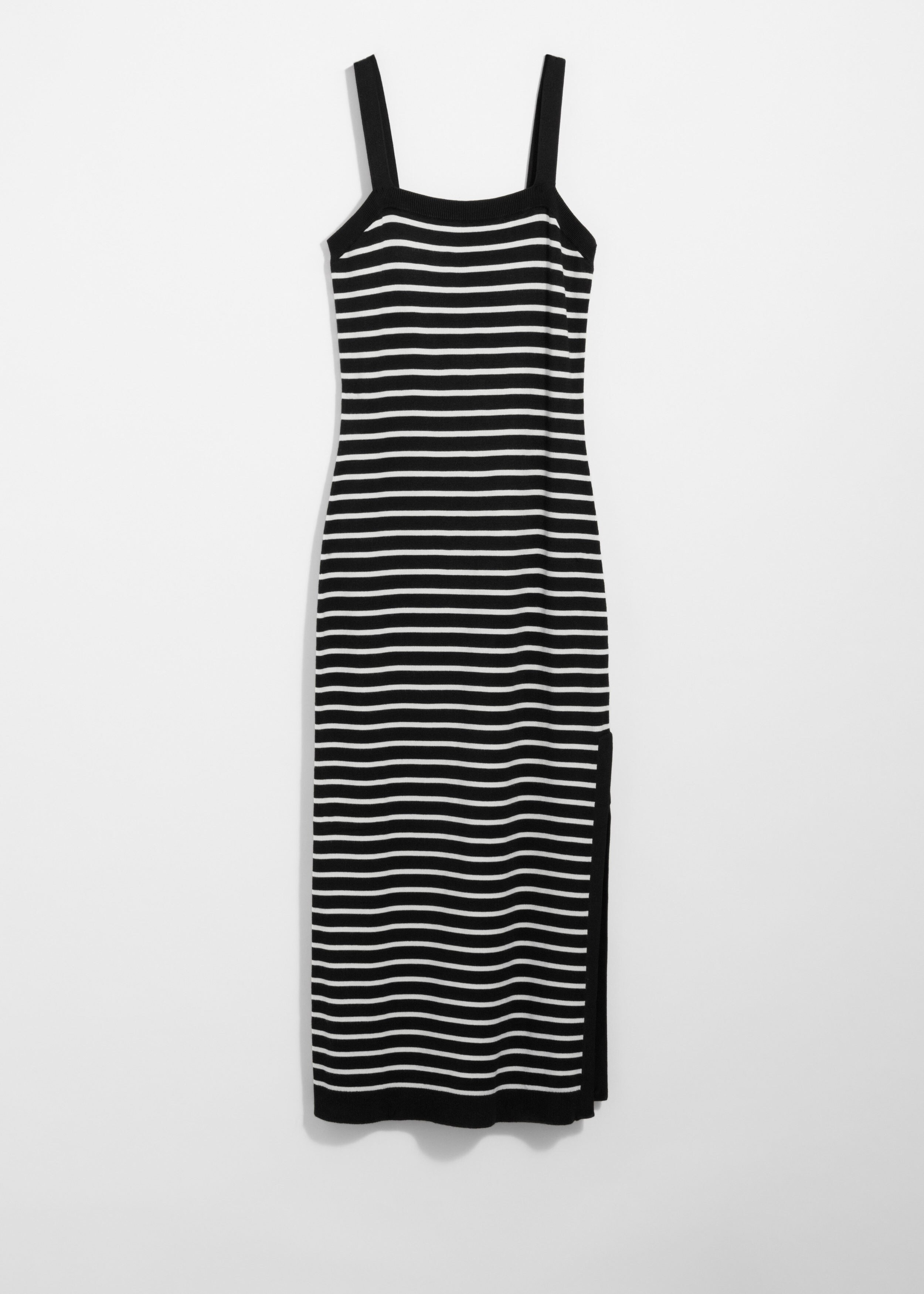 & Other Stories JACQUARD-KNIT MIDI DRESS