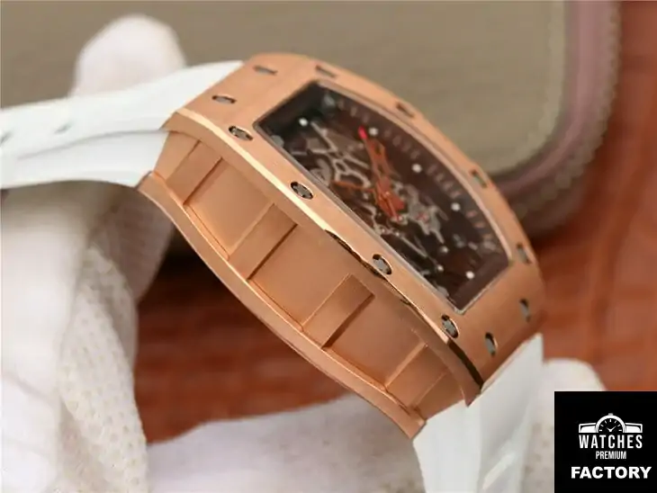 Richard Mille RM035 Americas KV Factory White Rubber Strap