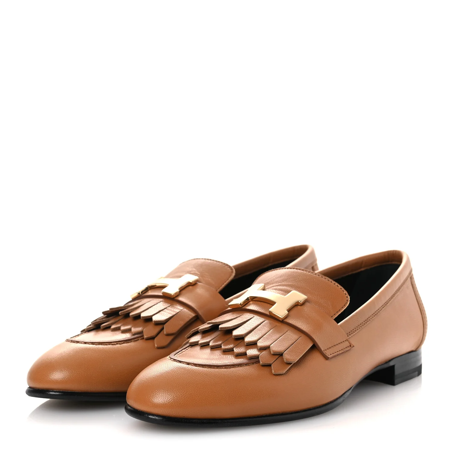 Goatskin Womens Royal Loafers 36 Naturel - Top Club