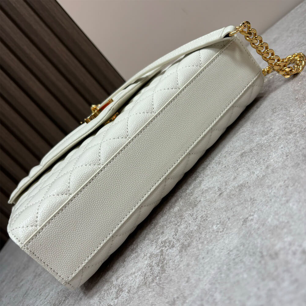 YSL envelope medium in grained leather - Top Club