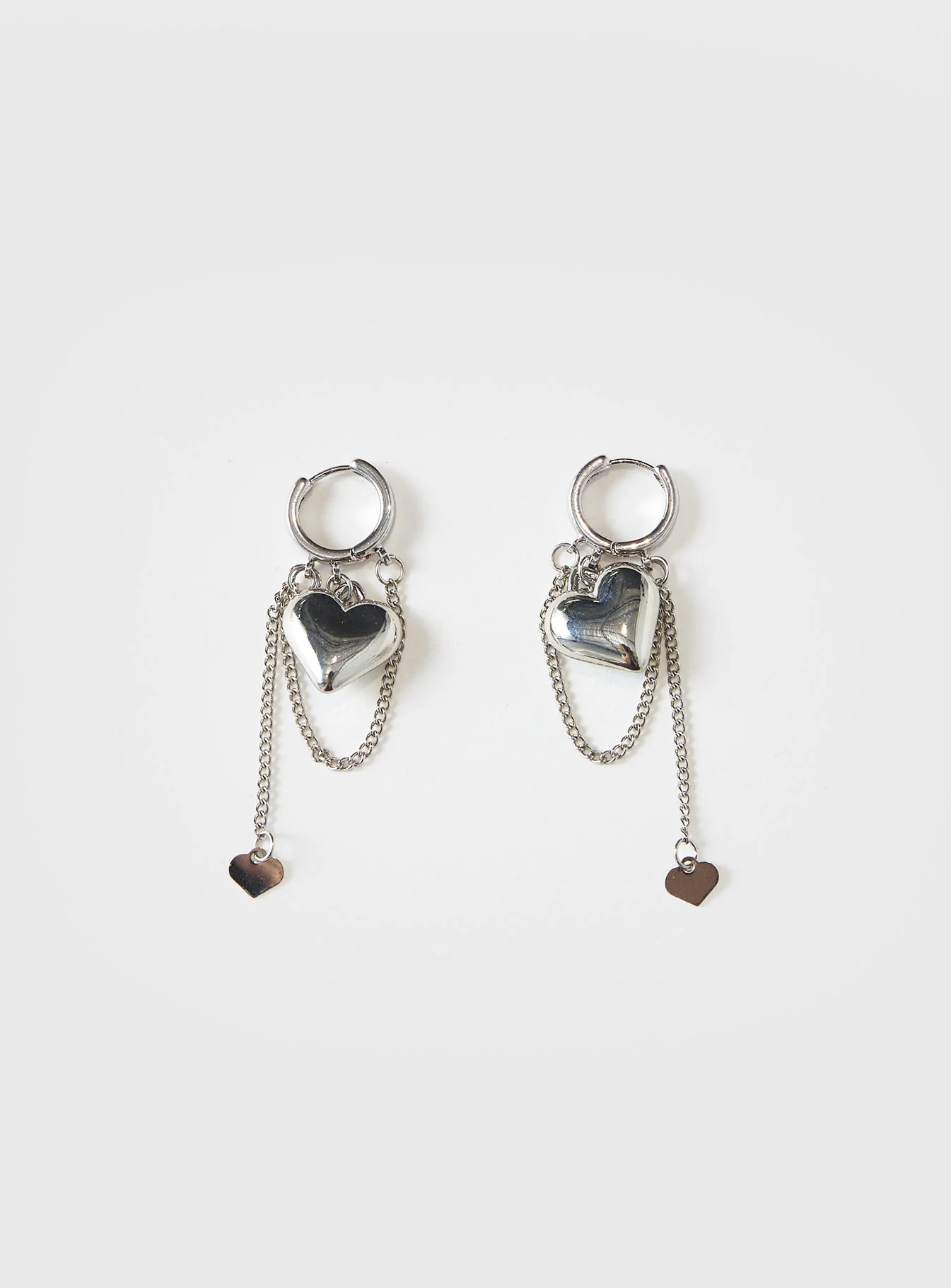 We Found Love Earrings Silver