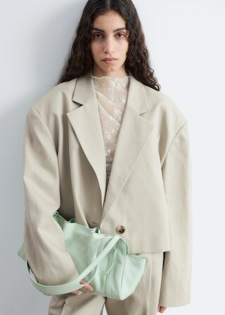 & Other Stories CROPPED OVERSIZED BLAZER