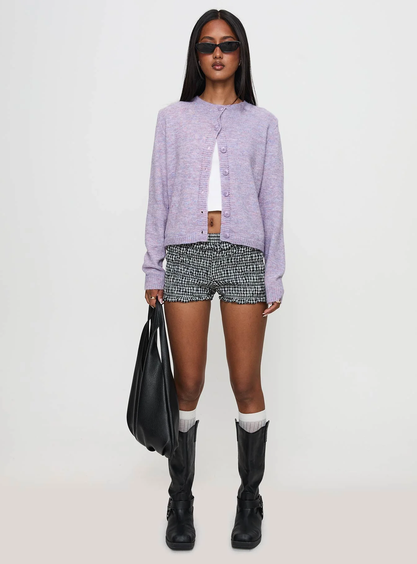 Denmark Cardigan Lilac