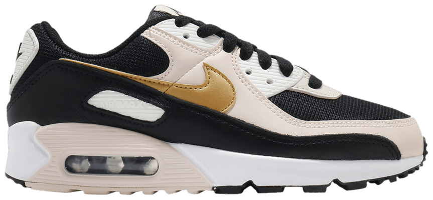 Wmns Air Max 90  Black Metallic Gold  DB9578-001 - Sneaker Replica Workshop