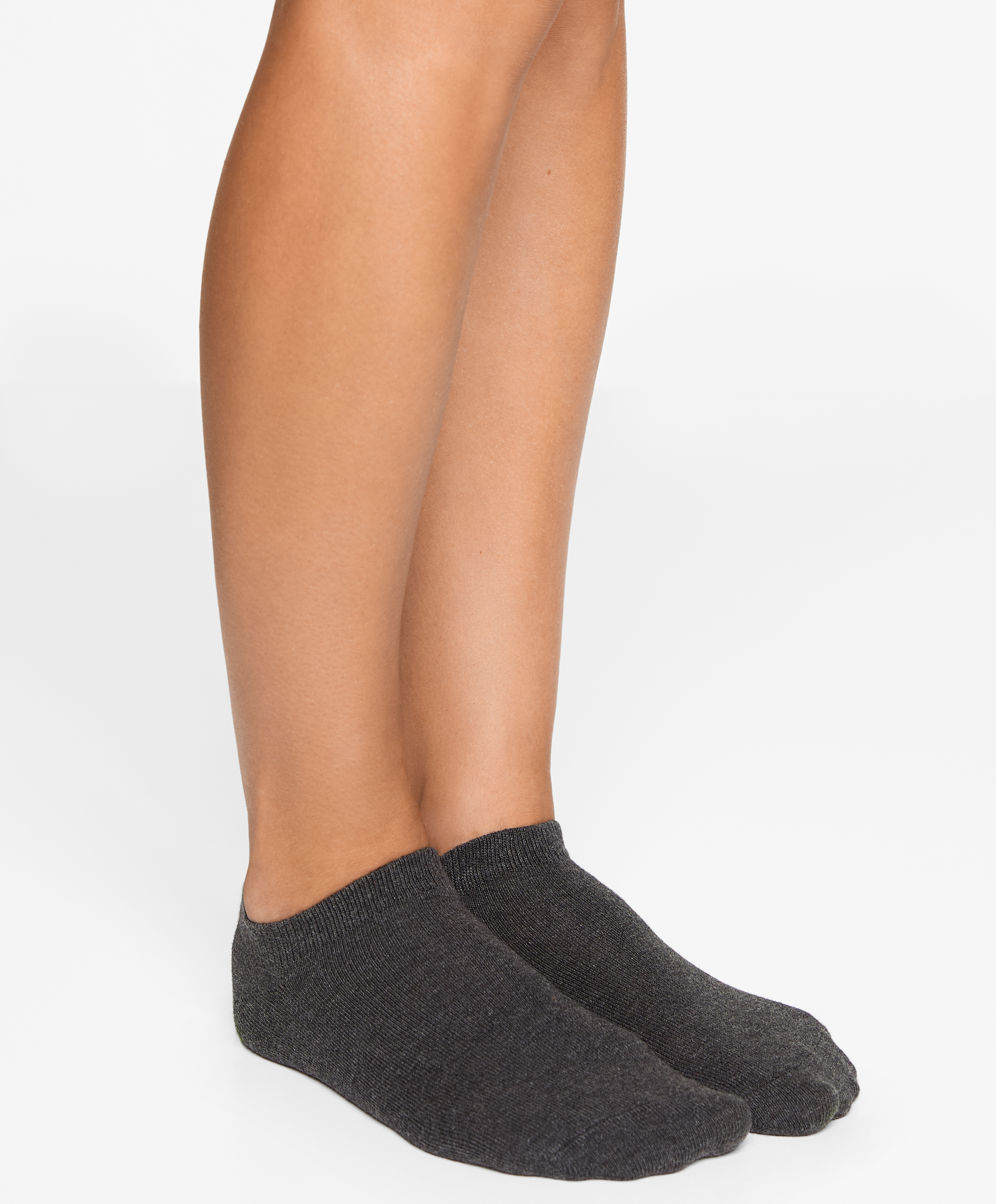 OYSHO 5 pairs of tab cotton blend sports sneaker socks
