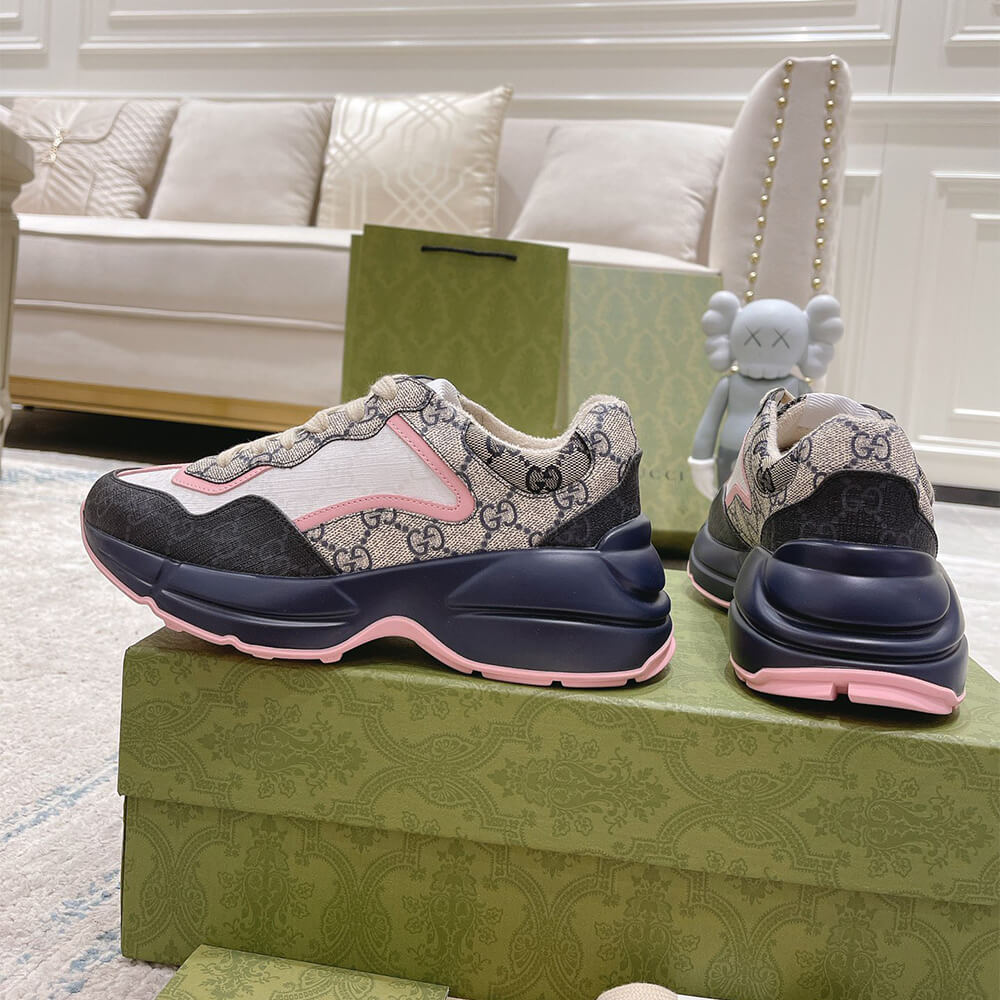 Gucci Multicolor GG Supreme Rhyton Sneaker - Top Club