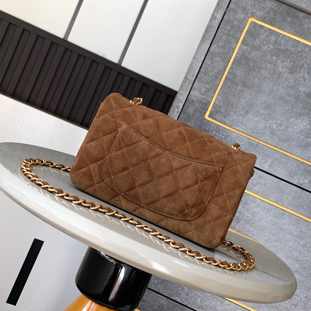 CHANEL SUEDE MINI FLAP BAG(HIGH-END GRADE) - Top Club