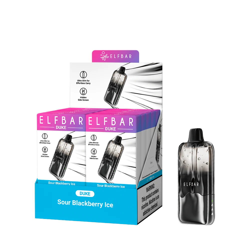 ELFBAR DUKE Rechargeable Disposable Vape (All Flavours)