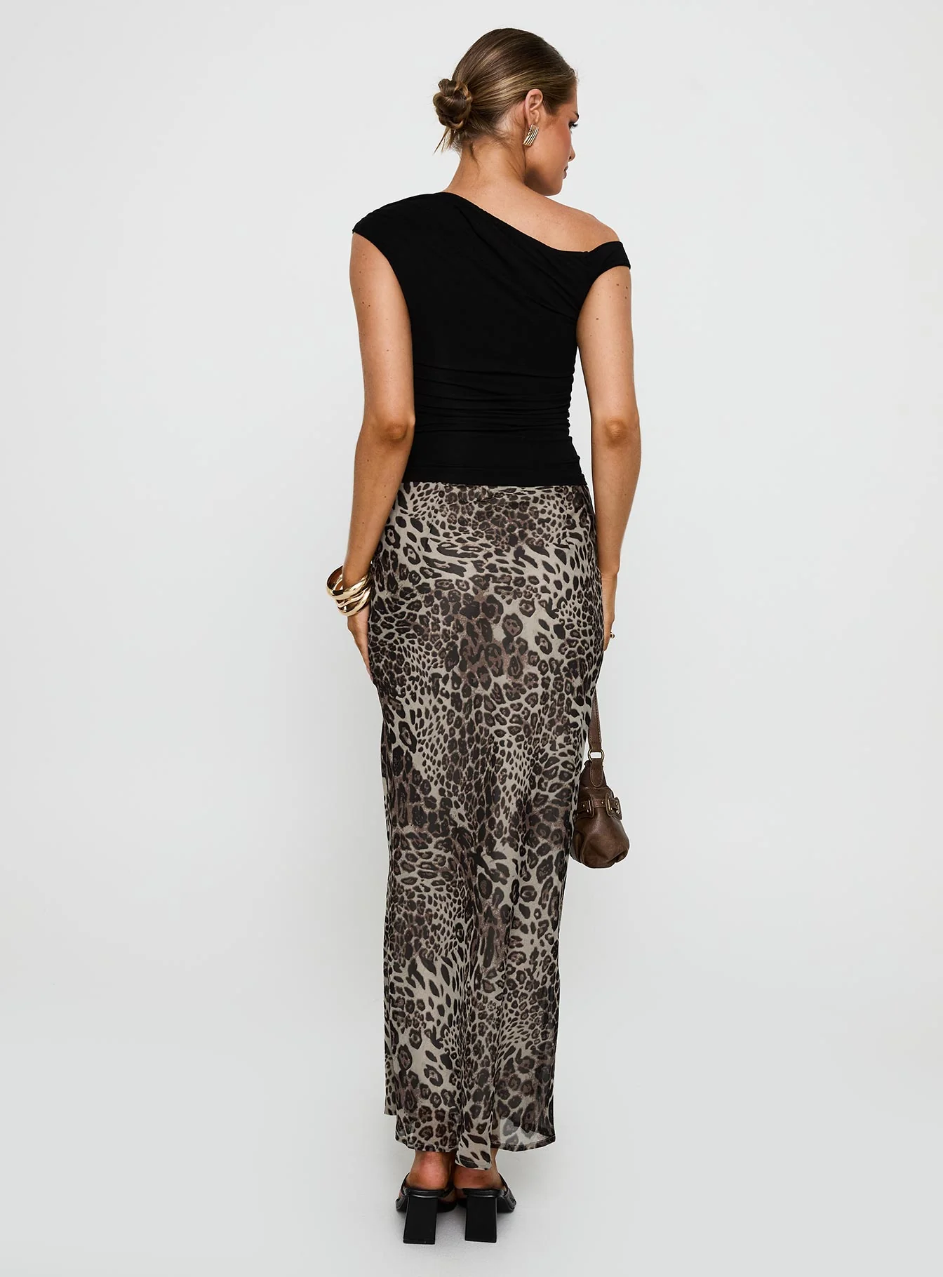 Manda Maxi Skirt Leopard