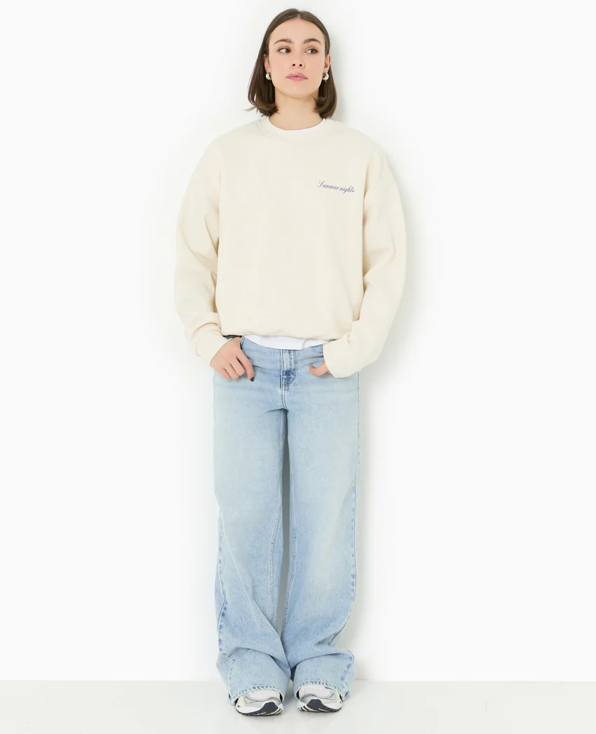 Pimkie Sweat col rond avec print poitrine et dos
