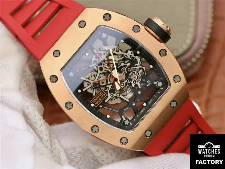 Richard Mille RM035 Americas KV Factory Rubber Strap