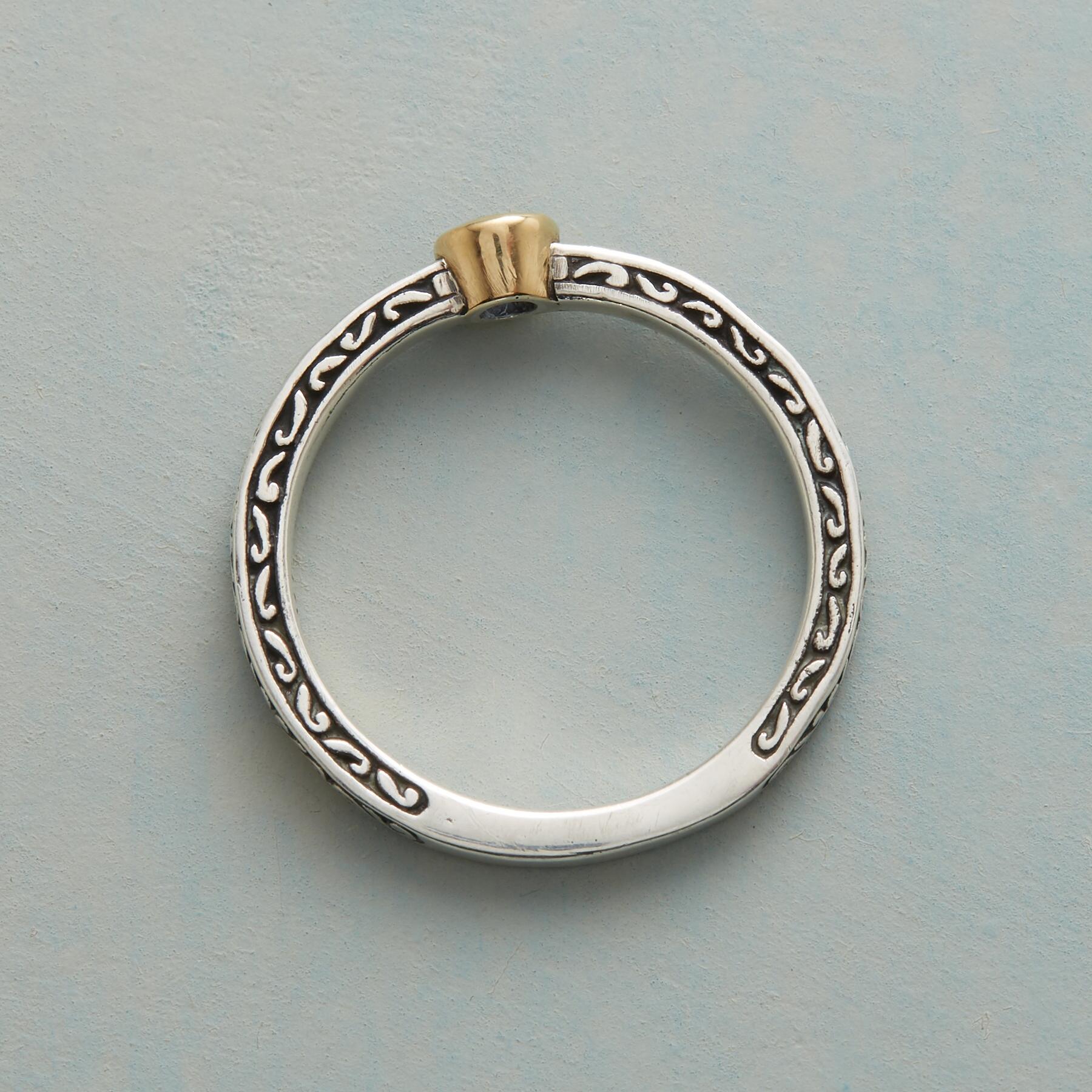 Sapphire Scroll Ring - Sundance Living