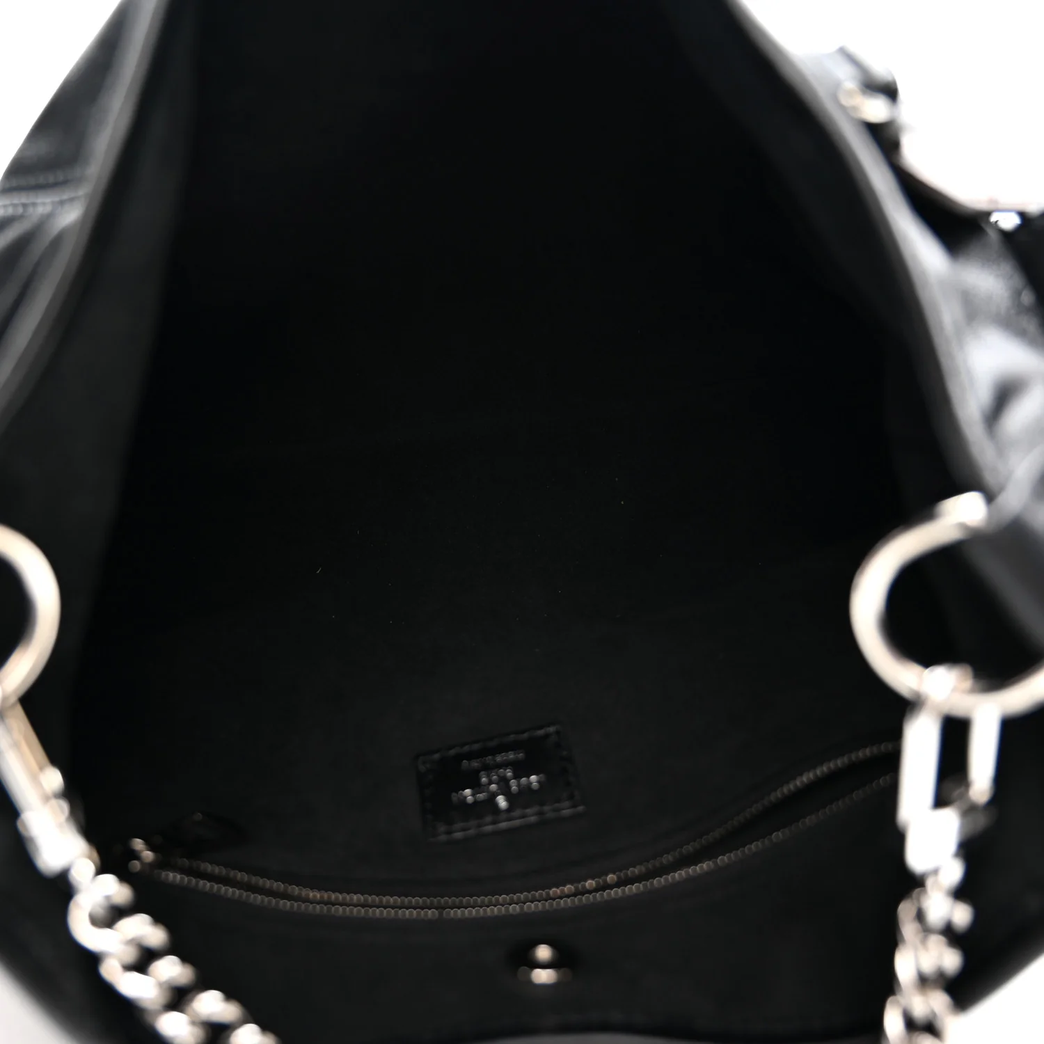 Lambskin CarryAll Cargo Vibe PM Black - Top Club