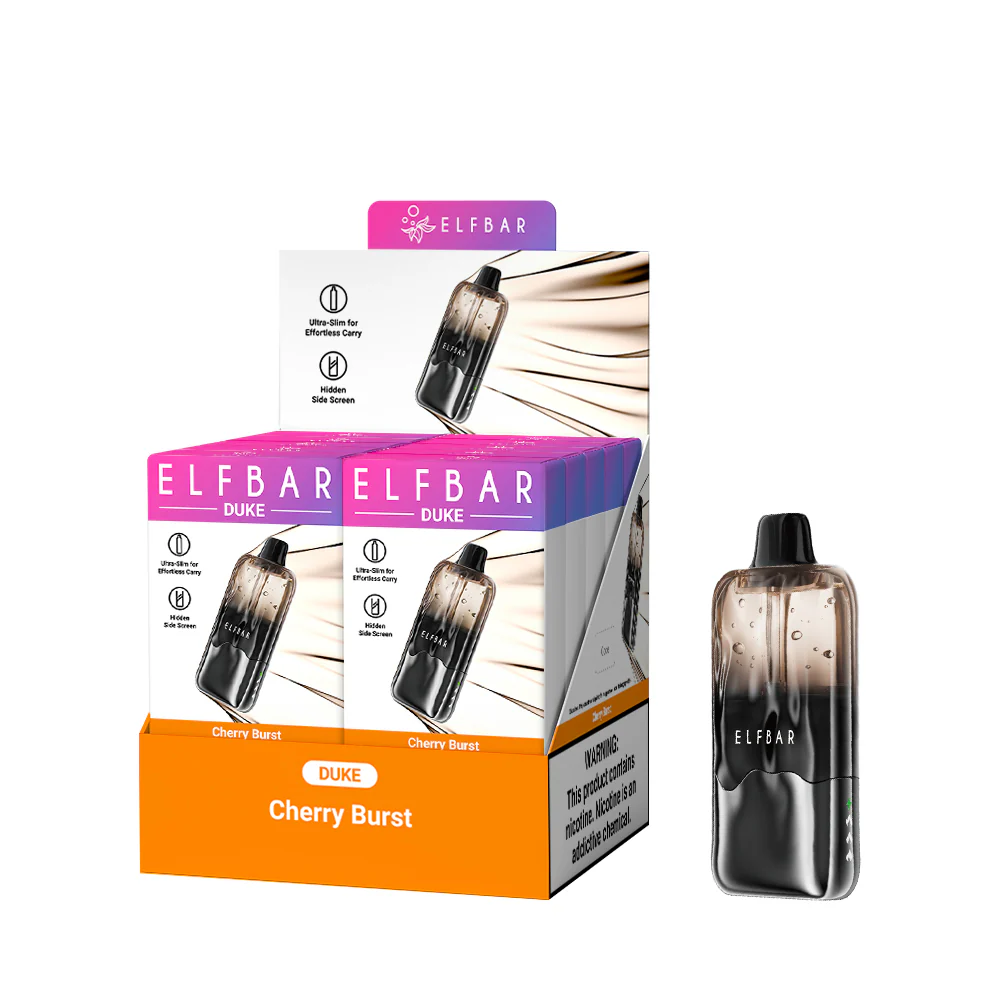 ELFBAR DUKE Rechargeable Disposable Vape (All Flavours)