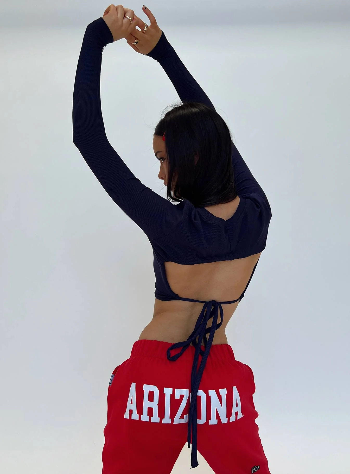 U of A Bring It Back Long Sleeve Top Navy