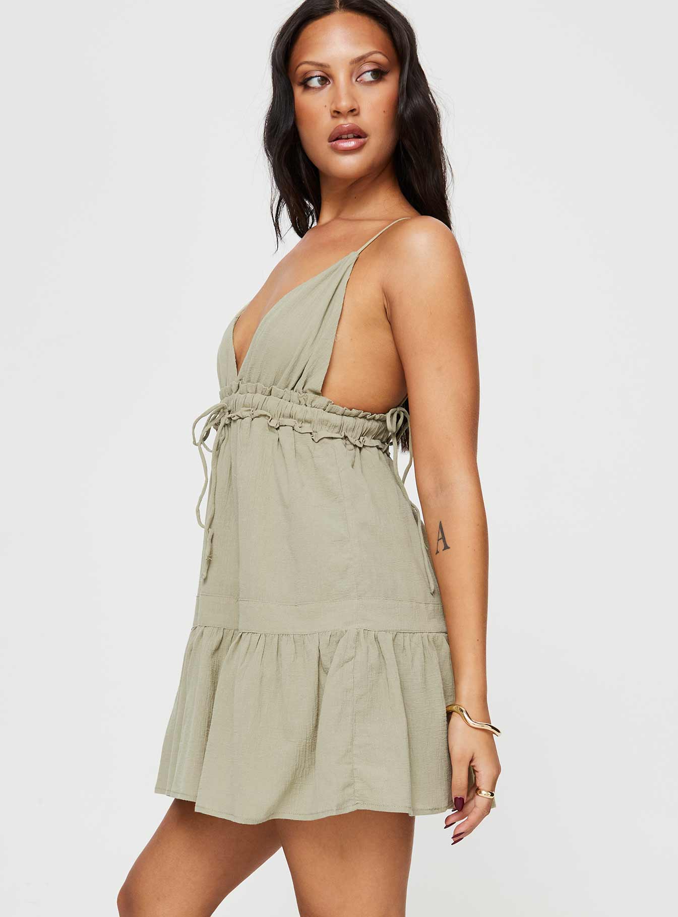 Dionne Mini Dress Olive
