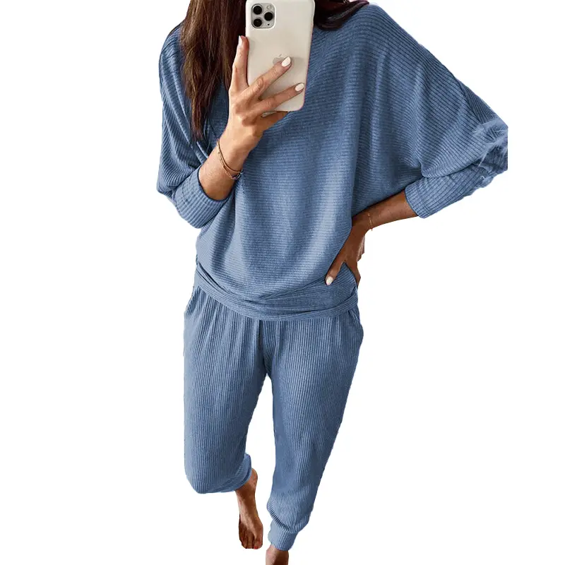 PrettyGarden Women's Fashion Outfits 2 Piece Sweatsuit Long Sleeve Cozy Loungewear