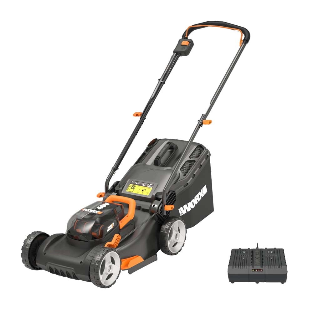 Worx Tagliaerba a batteria Worx WG743E da 40 V 4 Ah L taglio 41 cm