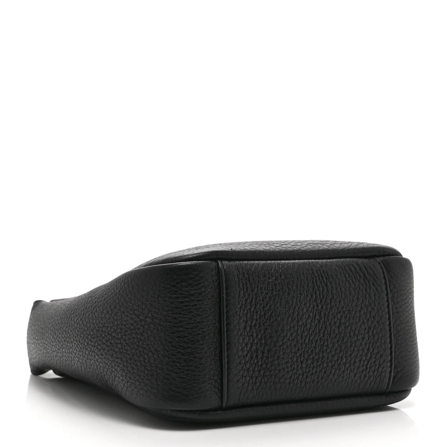 Grained Calfskin Baby Le 5 A 7 Supple Hobo Black - Top Club
