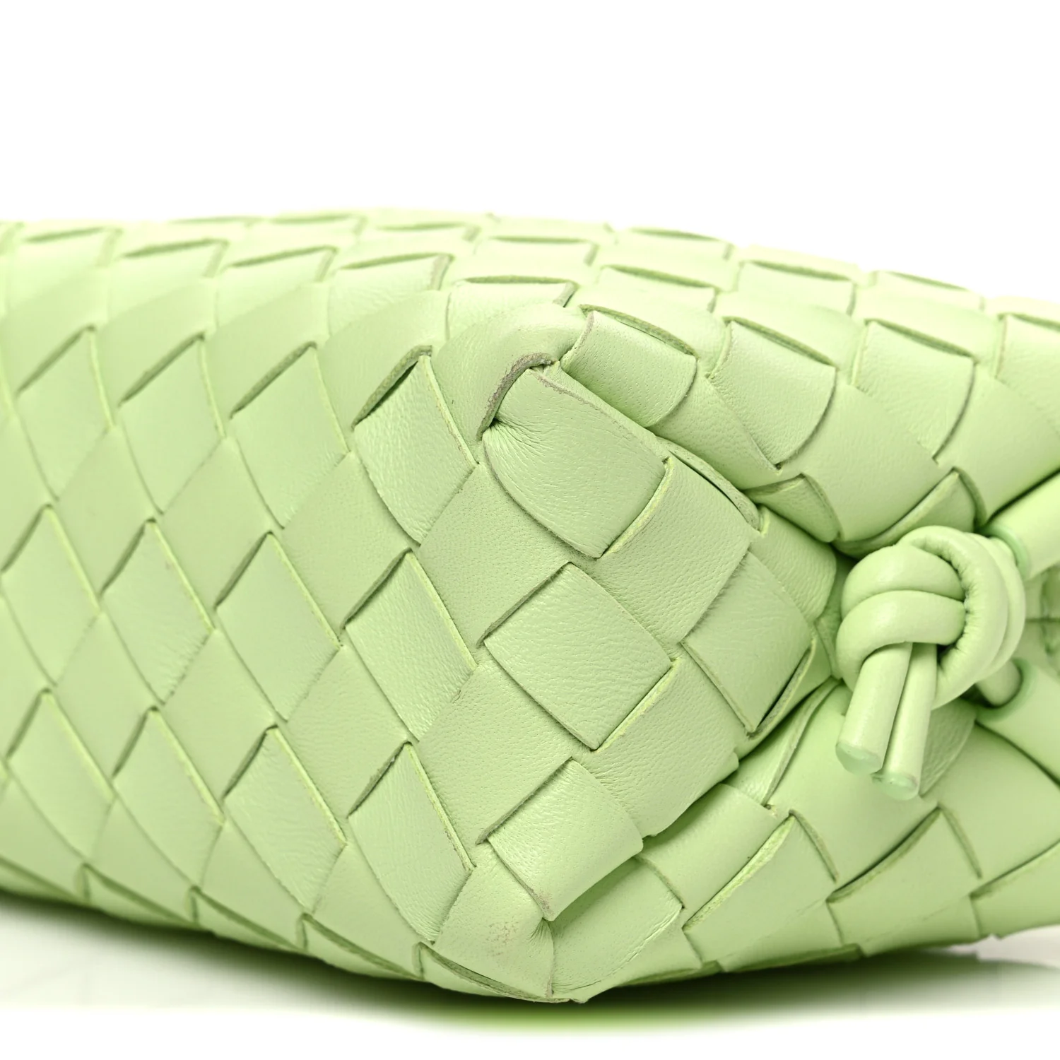 Nappa Intrecciato Mini Loop Camera Bag Fennel - Top Club