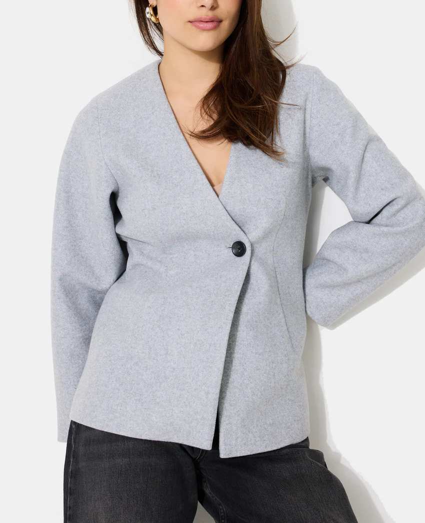Pimkie Veste cintrée effet drap de laine