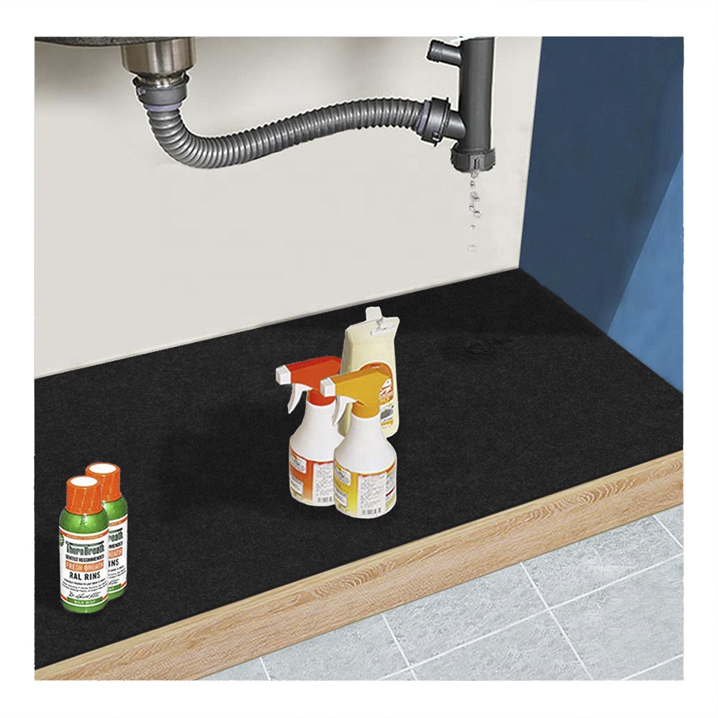 Non Slip Waterproof PVC Layer Kitchen Bathroom Cabinet Mat（10 pcs）