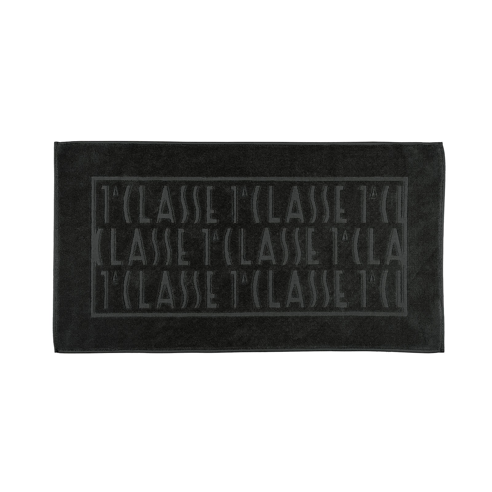 Tappeto Bagno In Cotone Geo Night Cm. 60X110 Nero Alviero Martini 1A Classe