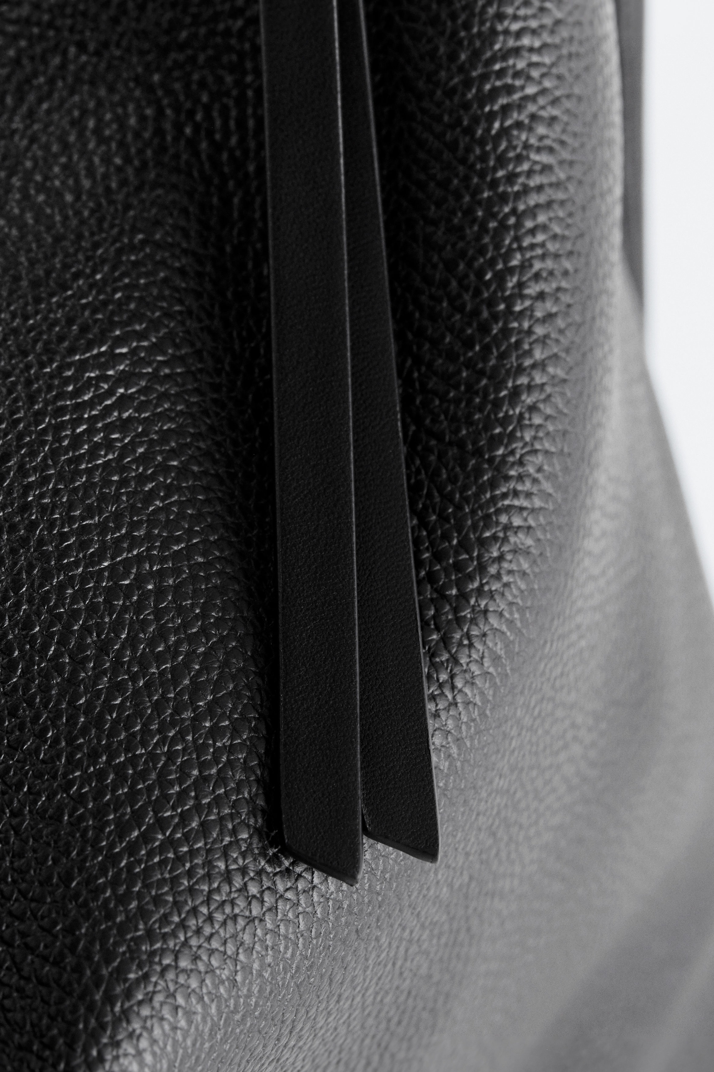 & Other Stories LEATHER TOTE BAG