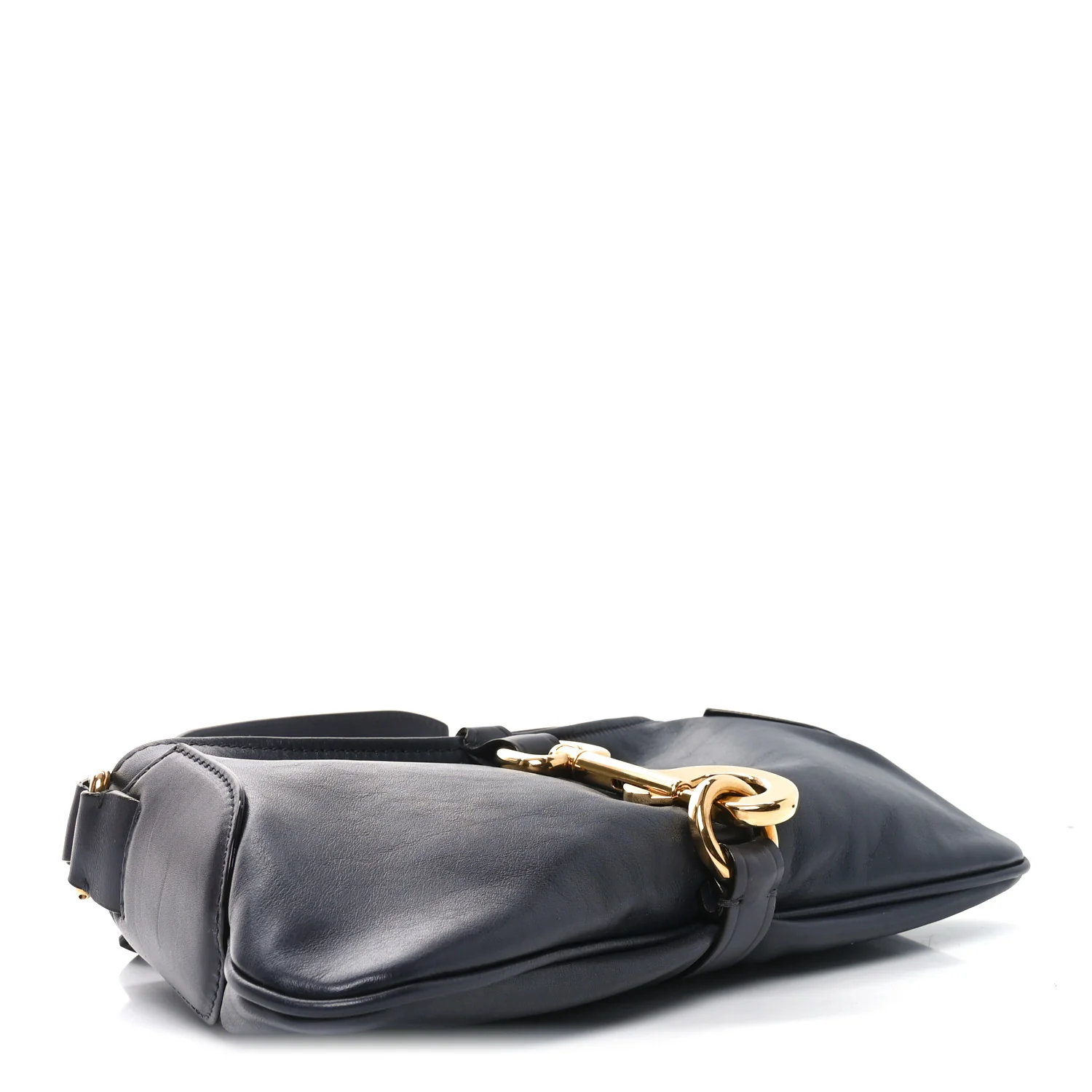 Soft Calfskin Kerala 25 Shoulder Bag Black Navy - Top Club
