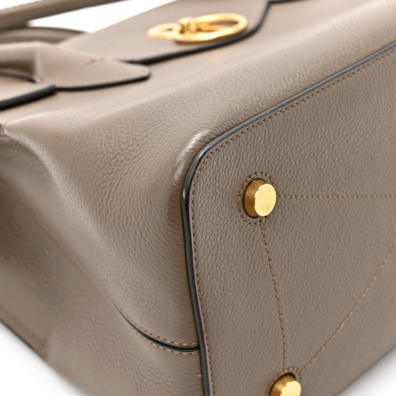 Small Classic Grain Calfskin Seaton Clay - Top Club