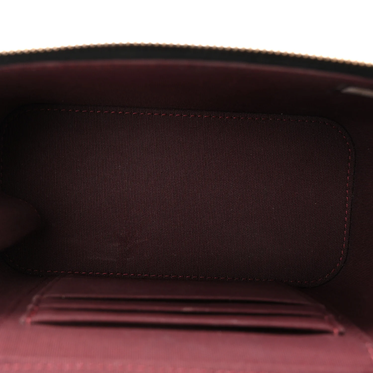 Lambskin Quilted Small Vanity Case With Chain Black - Top Club