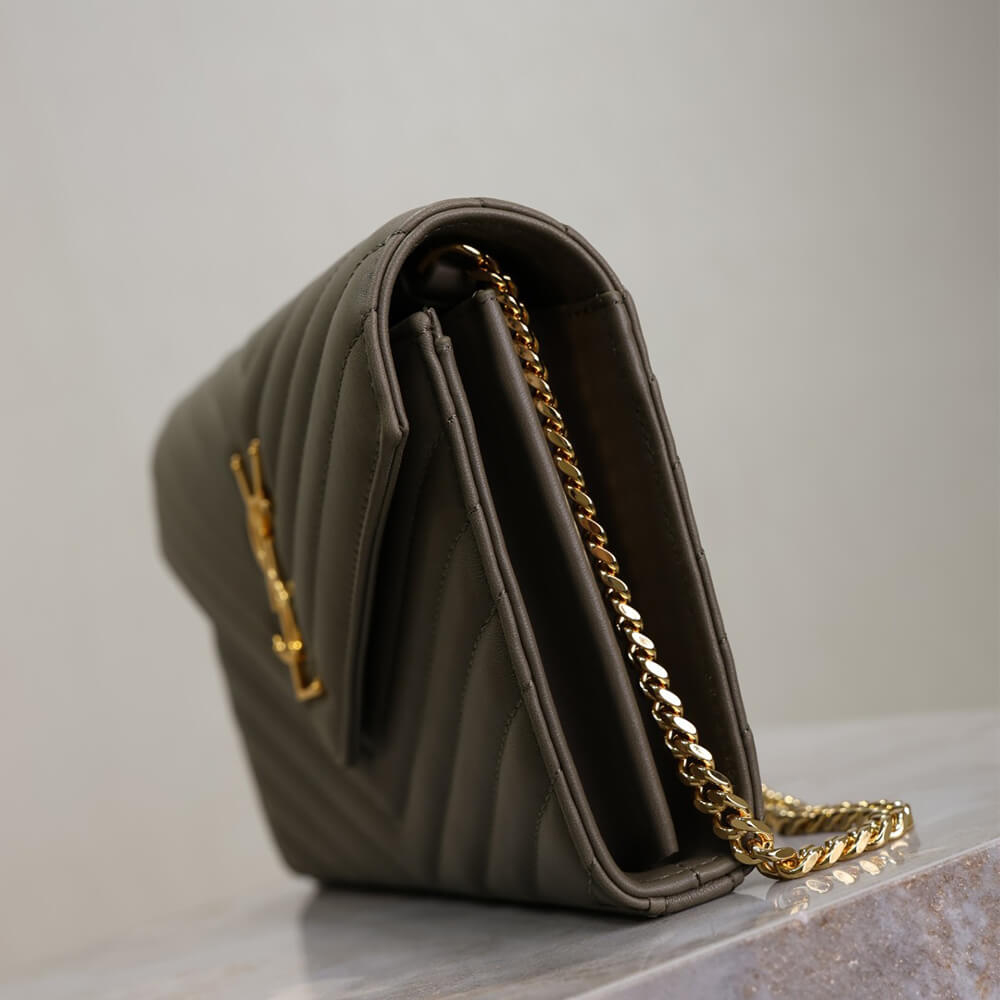 YSL cassandre chain wallet in lambskin - Top Club