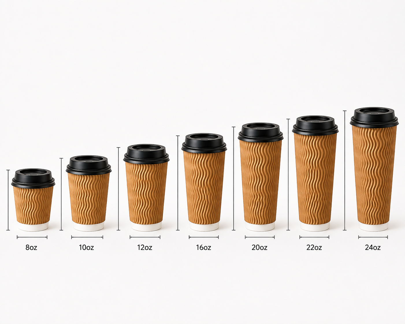 Ripple Wall Paper Cups