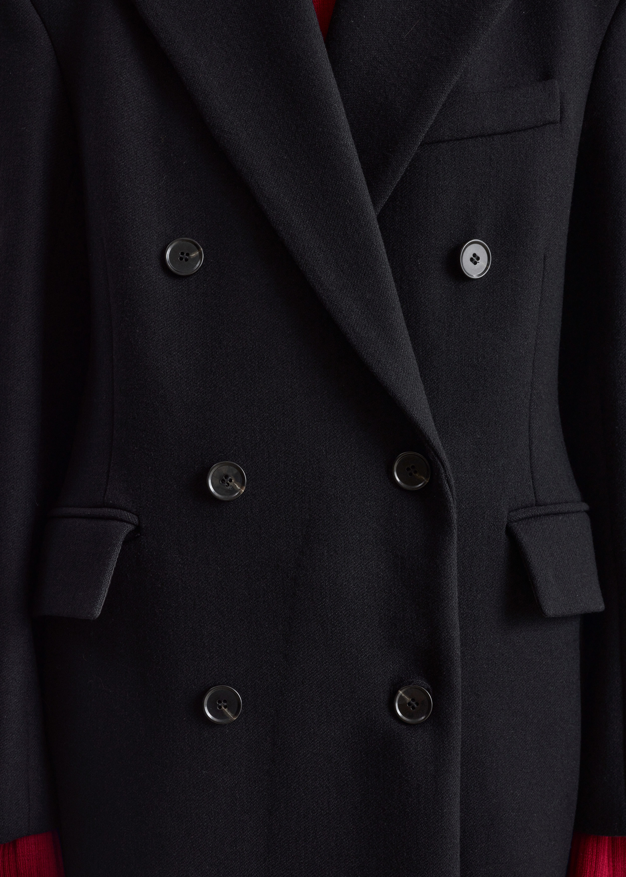 & Other Stories LONG WOOL COAT