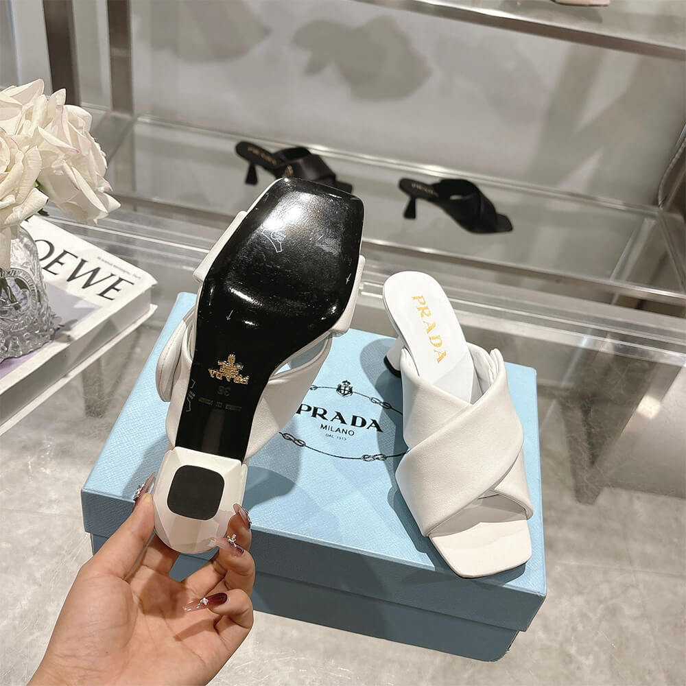 Prada Padded nappa leather sandals - Top Club