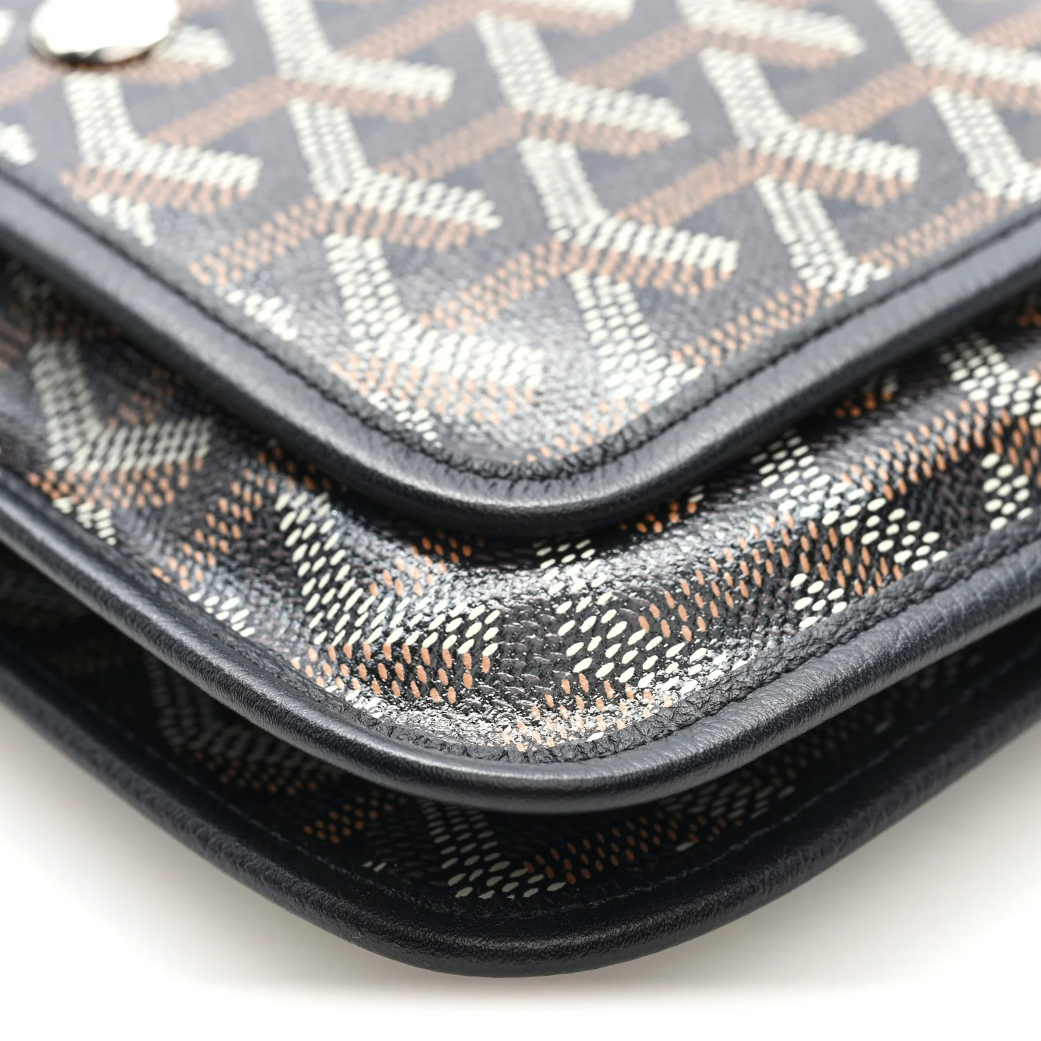 Goyardine Plumet Wallet Clutch Black - Top Club