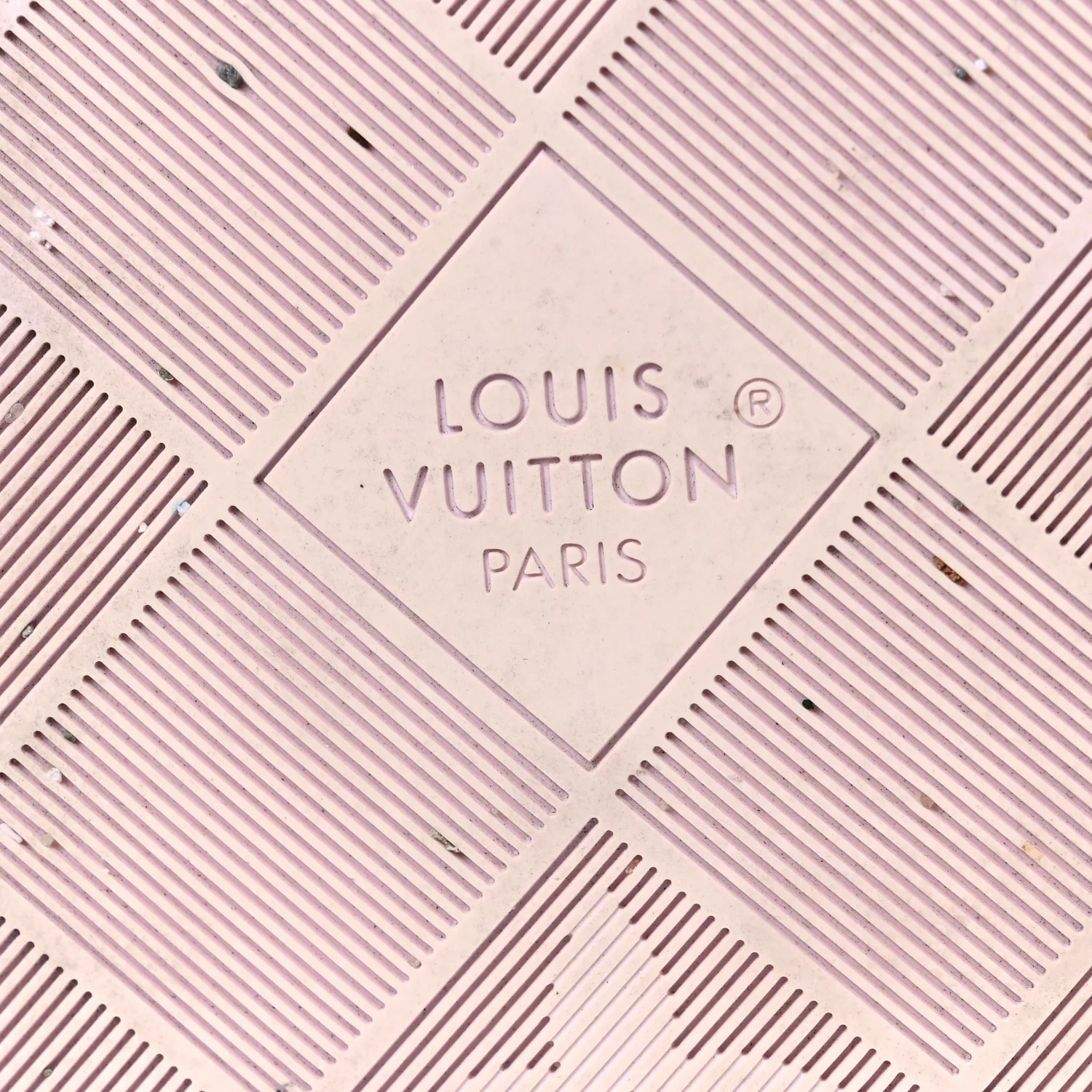 LV X TM Cherry Blossom Calfskin Maya Flatform Sandals 40 Light Pink - Top Club