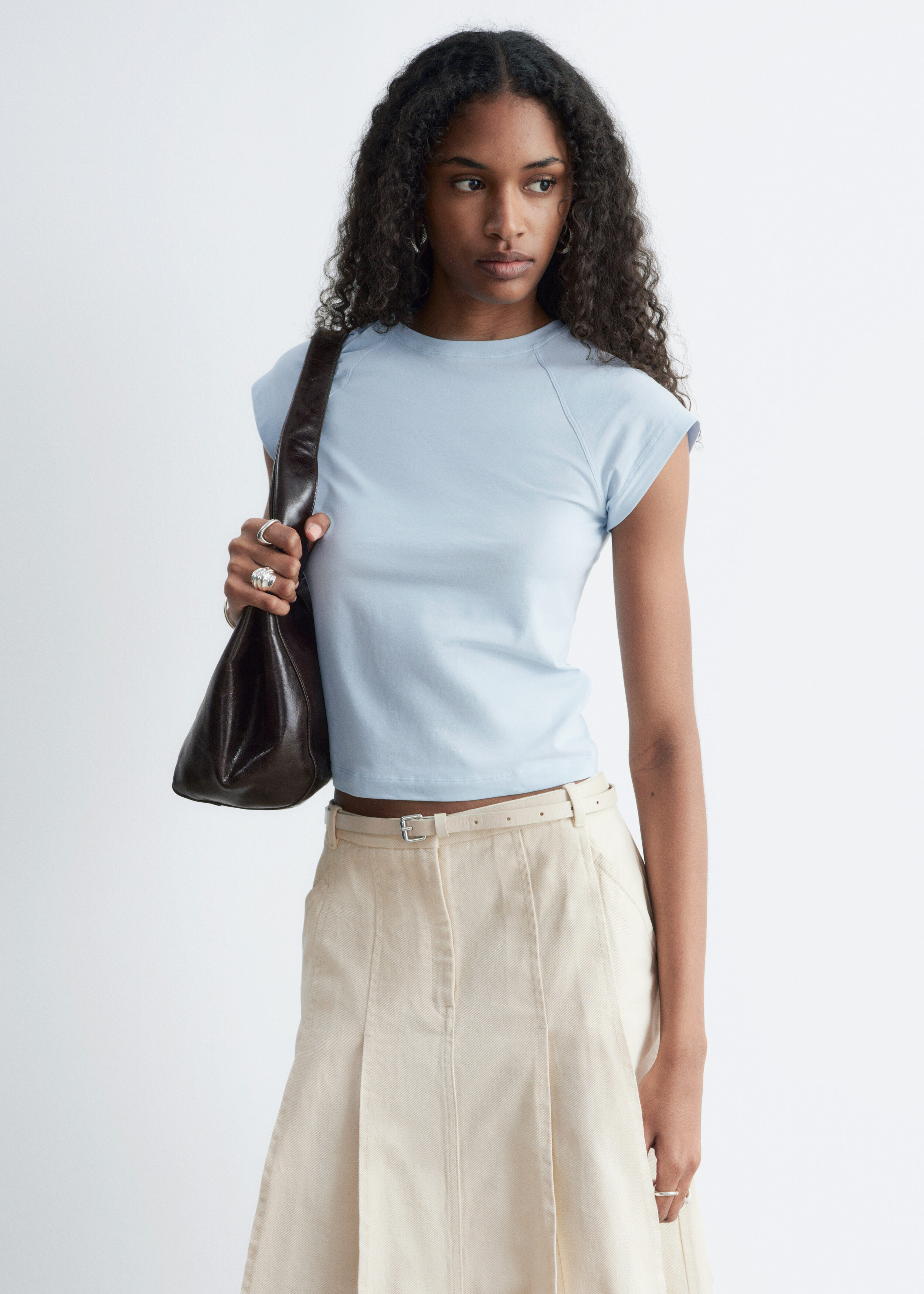 & Other Stories FITTED JERSEY T-SHIRT