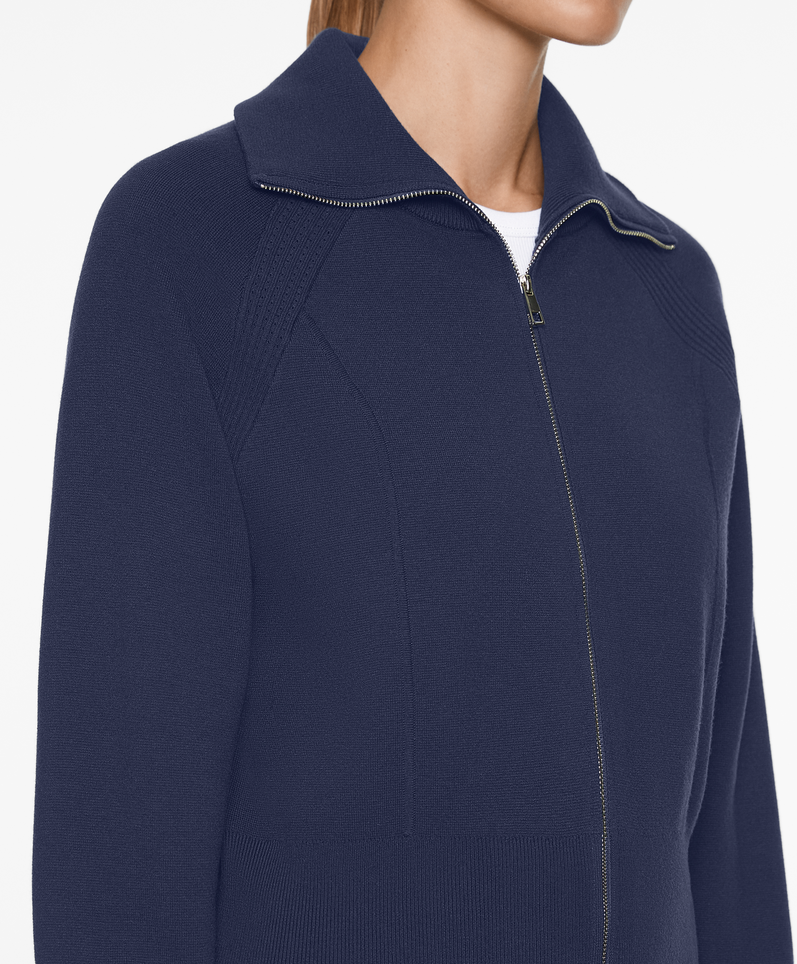 OYSHO Milano knit zip-through jacket