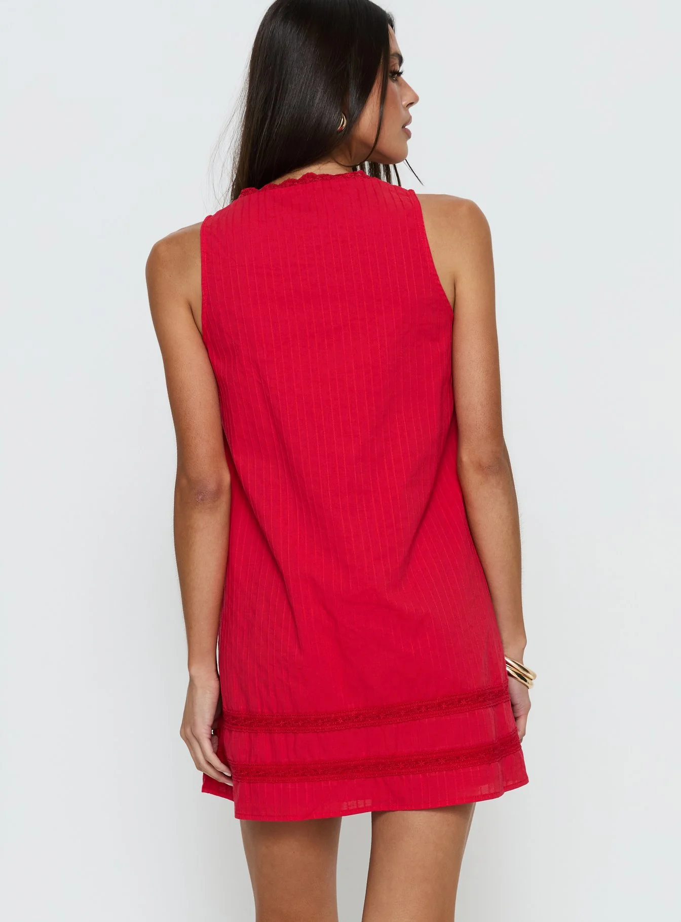 Alanah Mini Dress Red