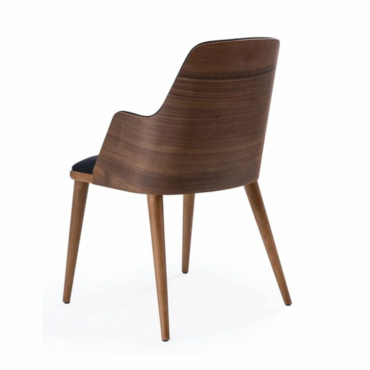 Luxury faux leather dining room chair with armrests blue / brown - dining room furniture