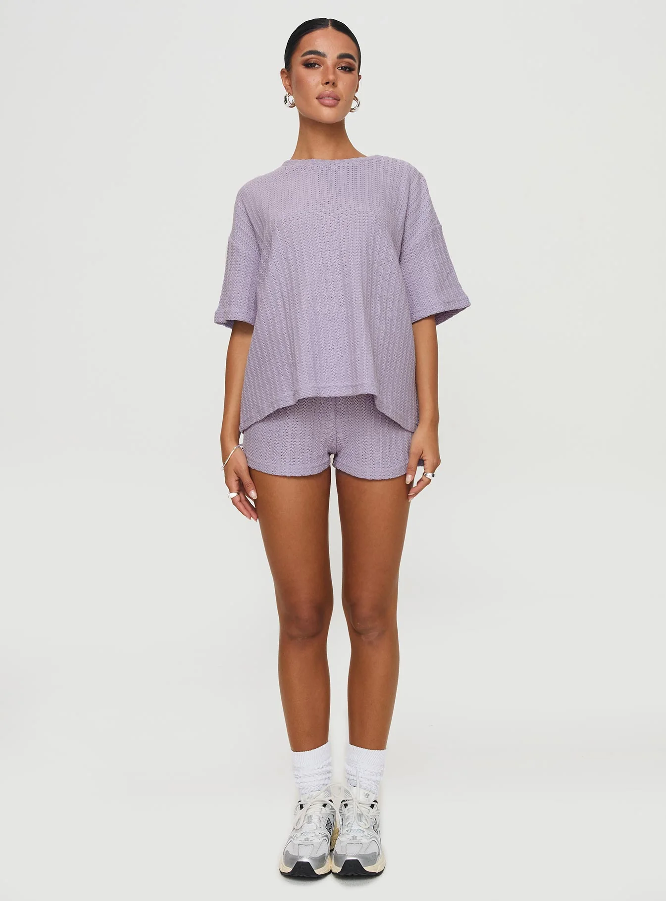 Cammie Knit Set Lilac