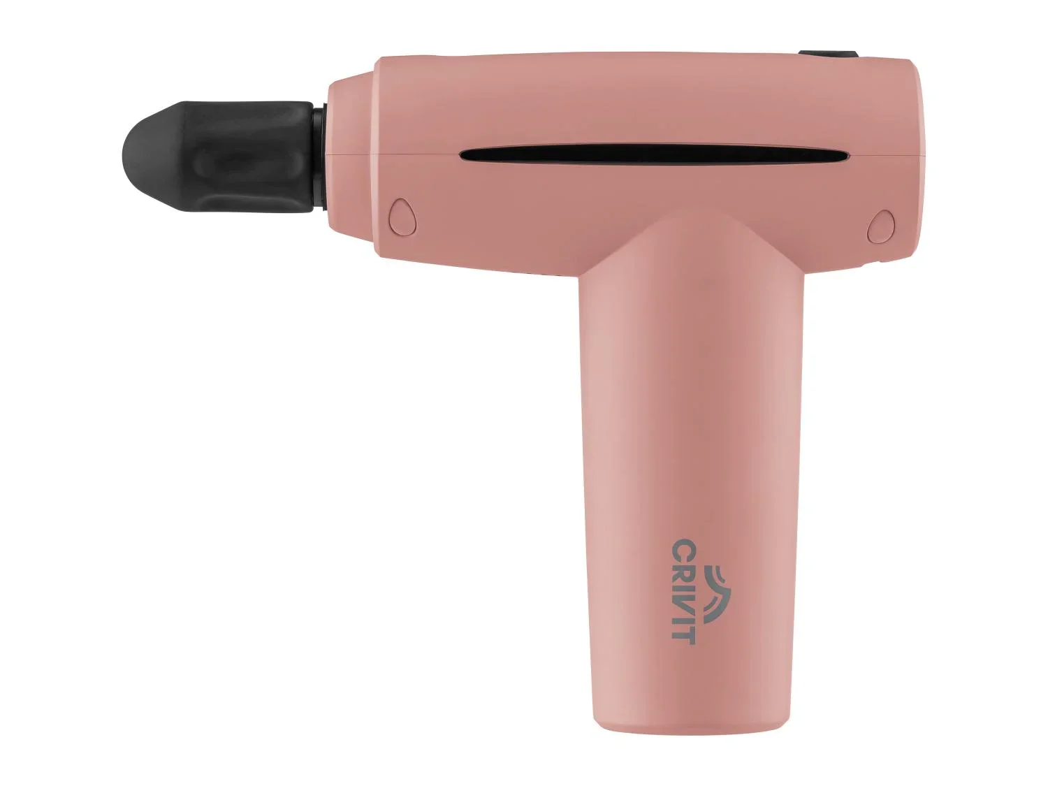 CRIVIT Mini-pistolet de massage CMMG 3.7 A1, 4 ttes, 5 vitesses