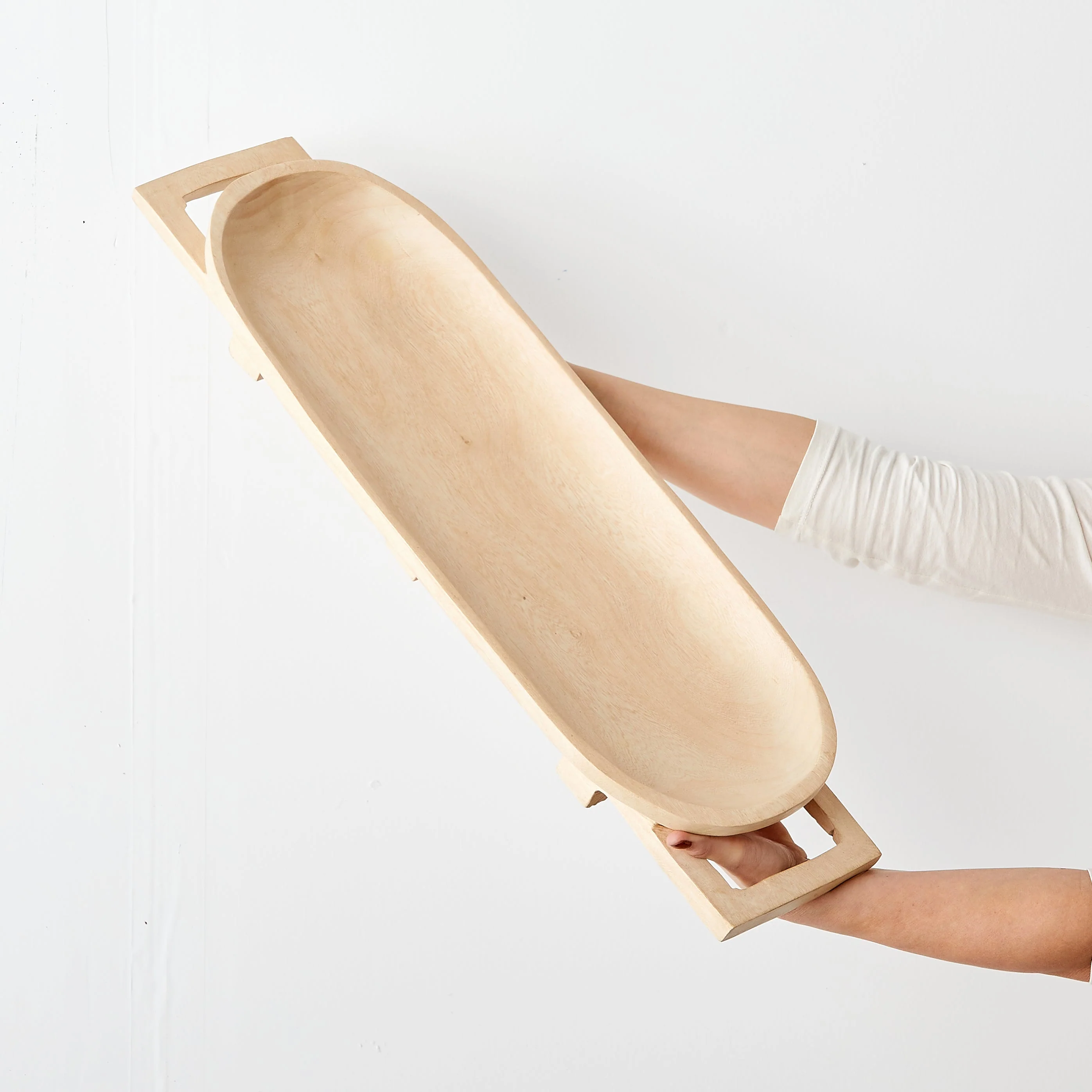 Swazi Long Wooden Serving Tray