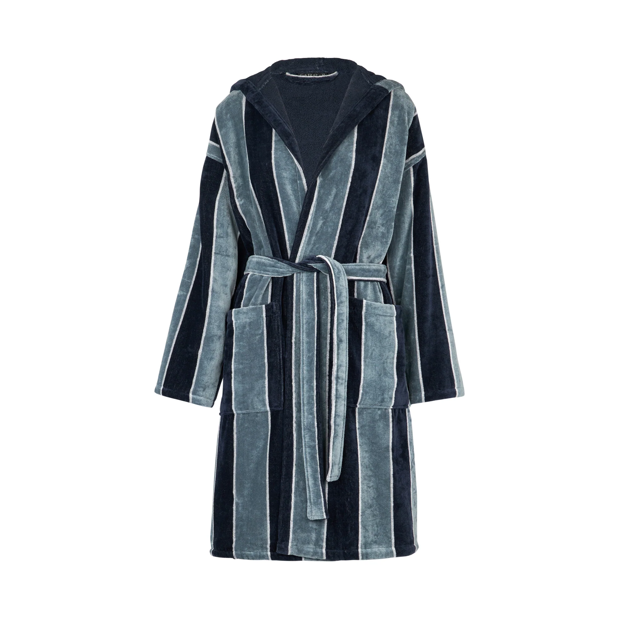 Accappatoio Con Cappuccio In Spugna Londra Xxl Blu Carrara