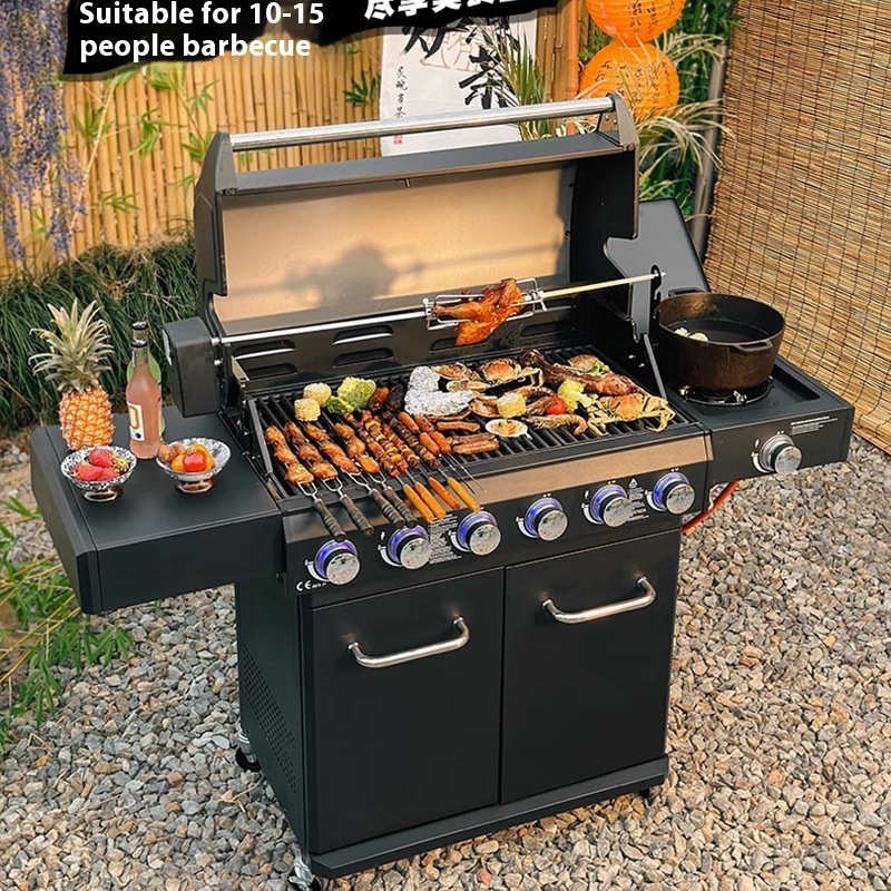 Propane Gas Stainless Steel Premium Korean Style Barbecue