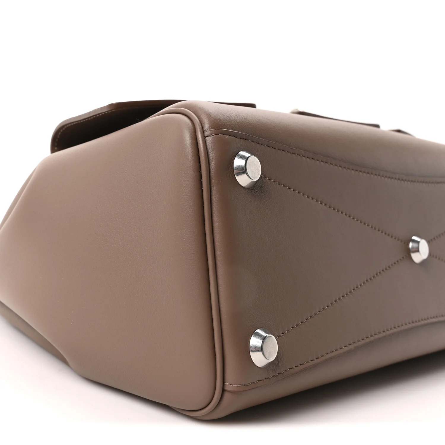 Smooth Calfskin Small Bel Air Carry All Bag Taupe - Top Club