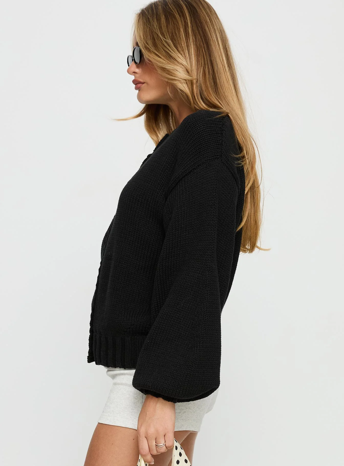 Edern Cardigan Black
