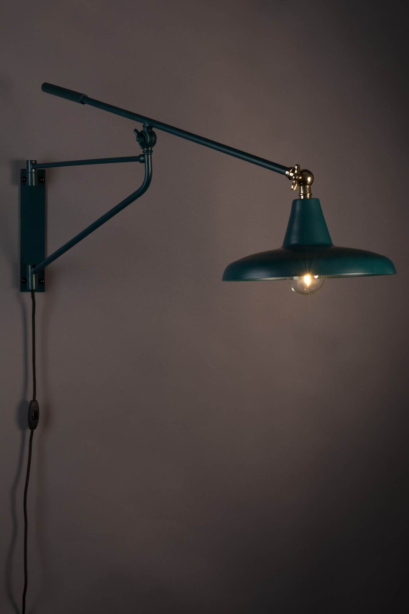 Wandlamp Hector teal